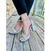 image:imageTOP Moda Women Rhinestone Platform High Heel Open Toe Dress Sandal Over The Toe Strap SilverSilver Rhinestone