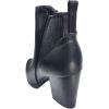 image:imageTOP Moda Womens Ankle Boots Chunky Stacked Mid Heel Elastic ChelseaBlack