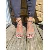 image:imageTOP Moda Womens Ankle Strap Open Toe Dressy Formal Strappy Rhinestone Chunky Heel Sandals 6Nude Patent