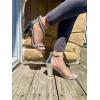 image:imageTOP Moda Womens Ankle Strap Open Toe Dressy Formal Strappy Rhinestone Chunky Heel Sandals 6Silver Rhinestone