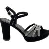 image:imageTOP Moda Womens Asia20 Platform Heel SandalsBlack Nubuck