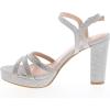 image:imageTOP Moda Womens Asia20 Platform Heel SandalsSilver Glitter