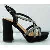 image:imageTOP Moda Womens Chunky Heel Ankle Strap Open Toe Platform Strappy Rhinestone SandalsBlack Nub