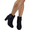 image:imageTOP Moda Womens Chunky High Heel Ankle Boots with BuckleBlack