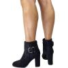 image:imageTOP Moda Womens Chunky High Heel Ankle Boots with BuckleBlack