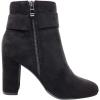 image:imageTOP Moda Womens Chunky High Heel Ankle Boots with BuckleBlack