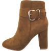image:imageTOP Moda Womens Chunky High Heel Ankle Boots with BuckleTan