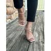 image:imageTOP Moda Womens Chunky High Heel Sandals Square Toe Ankle Strap Sandals 6Nude Pu