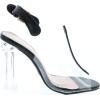 image:imageTOP Moda Womens Formal Rhinestone High Heel Sandal Ankle StrapBlackfnt8