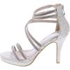 image:imageTOP Moda Womens Formal Rhinestone High Heel Sandal Ankle StrapChampagneInna6