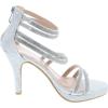 image:imageTOP Moda Womens Formal Rhinestone High Heel Sandal Ankle StrapSilverInna10