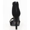 image:imageTOP Moda Womens Stiletto High Heel Sandals Platform Open Toe Ankle Strap Dress ShoesRhinestone HeelBlack Rhinestone