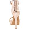 image:imageTOP Moda Womens Stiletto High Heel Sandals Platform Open Toe Ankle Strap Dress ShoesRhinestone HeelRose Gold Rhinestone