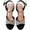 image:imageWomens Rhinestone Platform High Heel Open Toe Ankle Strap SandalsBlack Rhinestone