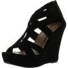 image:imageOver The Toe Cross Strap Block Heel Open Toe Dress SandalBlack3