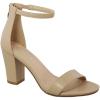 image:imageOver the Toe Strap Ankle Wrap Strap Heel Open Toe Medium Heel Nude 10