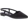 image:imageTOP Moda Comfort Garner56 Women Pointed Toe flat slingback Raffia SandalsBlack