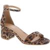 image:imageTOP Moda Darcie1 Ankle Strap Dressy High Heel Sandal Nonslip Sole For Wedding Party Prom Evening Wear or Any Occasion Sleek Style Block Heel SandalsLeopard