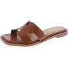image:imageTOP Moda Elio20 Womens Classic HBand Slide Sandal for WomenTan