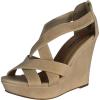 image:imageTOP Moda Ella18 Womens Gladiator Wedge Heel SandalsBeige1