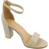 image:imageTOP Moda Hannah1 Womens Fashion Ankle Strap Evening Dress High Heel Sandal ShoesChampane55