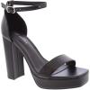 image:imageTOP Moda Womens Platform Chunky High Heel Sexy Sandals Ankle Strap Open Toe Heeled ShoesBlack Pu