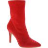 image:imageTOP Moda Womens Rhinestone Stiletto Heel Boots Pointed Toe Ankle BootieRed
