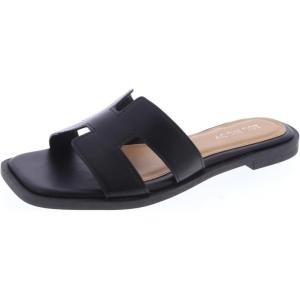 image:imageTOP Moda Elio20 Womens Classic HBand Slide Sandal for WomenBlack