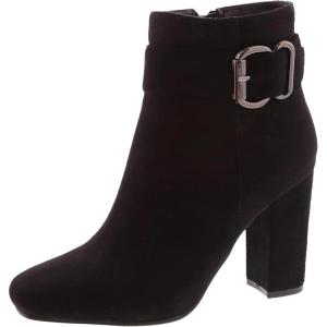 image:imageTOP Moda Womens Chunky High Heel Ankle Boots with BuckleBlack