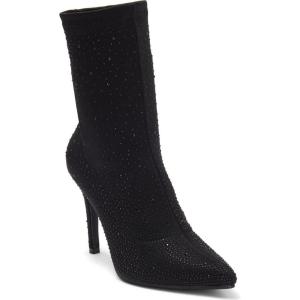image:imageTOP Moda Womens Rhinestone Stiletto Heel Boots Pointed Toe Ankle BootieBlack