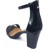 image:imageOver the Toe Strap Ankle Wrap Strap Heel Open Toe Medium Heel Black Patent 65
