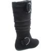 image:imageTOP Moda Bank81 Womens Fashion Round Toe Flat Heel Zipper Buckle Slouchy MiBlack