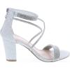 image:imageTOP Moda DressyFormal Sandals High Heel Ankle Strap Open Toe SandalsSilver6