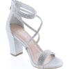 image:imageTOP Moda DressyFormal Sandals High Heel Ankle Strap Open Toe SandalsSilver6