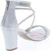 image:imageTOP Moda DressyFormal Sandals High Heel Ankle Strap Open Toe SandalsSilver6