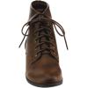 image:imageTOP Moda EC89 Womens Foldover Lace Up Low Chunky Heel Ankle BootiesBrown
