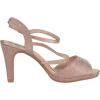 image:imageTOP Moda Shoes Women Stiletto Heels Open Peep Toe Ankle Strap Bling Rhinestone Glitter Pamela1Rose Gold