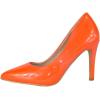 image:imageTOP Moda Shoes Women Stiletto High Heel Classic Pumps Pointed Toe Monroe1Orange Patent