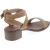 image:imageTOP Moda Vision75 Womens Ankle Wrap Adjustable Buckle Stacked Chunky Heel SandalTan8