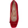 image:imageTOP Moda Women Velvet Block Heel Pumps Classic Square Toe Dress Shoes Bow ELBA88Red Velvet