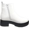 image:imageTOP Moda Womens Chelsea Ankle Boot Platform with Chunky HeelWhite