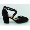 image:imageTOP Moda Womens Chunky Block Heels Closed Toe Ankle Strap Pumps Dress ShoesNew Black