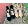 image:imageTOP Moda Womens Chunky Block Heels Closed Toe Ankle Strap Pumps Dress ShoesTan