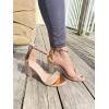 image:imageTOP Moda Womens Chunky Heel Ankle Strap SandalsRhinestone Block Heel SandalRose Gold Patent