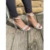 image:imageTOP Moda Womens Chunky Heel Ankle Strap SandalsRhinestone Block Heel SandalWhite Pu