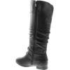 image:imageTOP Moda Womens Coco20 Knee High Round Toe Buckle Slouched Riding Flat BootsBlack