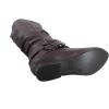 image:imageTOP Moda Womens Coco20 Knee High Round Toe Buckle Slouched Riding Flat BootsBrown