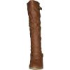 image:imageTOP Moda Womens Coco20 Knee High Round Toe Buckle Slouched Riding Flat BootsTan01