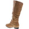 image:imageTOP Moda Womens Coco20 Knee High Round Toe Buckle Slouched Riding Flat BootsTaupe