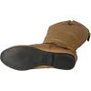 image:imageTOP Moda Womens Coco20 Knee High Round Toe Buckle Slouched Riding Flat BootsTaupe01